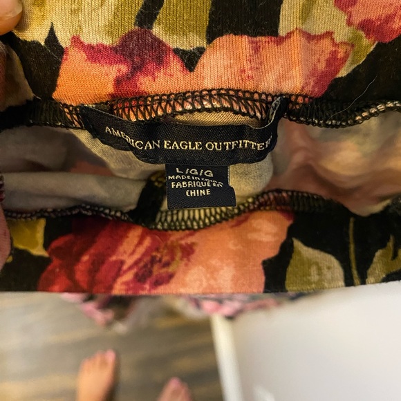 AMERICAN EAGLE floral print wrap skirt - Picture 4 of 5
